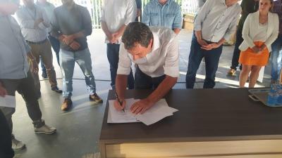 Aconteceu nesta TerÃ§a (25) o pagamento do ImÃ³vel Rural da Agro Laranjeiras 